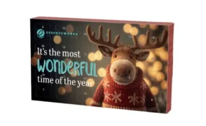 eko firemní adventní kalendář k vlastnímu naplnění